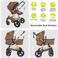 Cool Baby Manufacturer Poussette Baby Adjustable Dossier Repose-pieds Siège réversible Air gonflé Roues pivotantes avec suspension